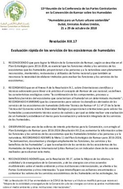 Resoluci&oacute;n XIII.17 Evaluaci&oacute;n r&aacute;pida de los servicios de los ecosistemas de humedales