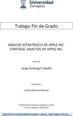 Trabajo Fin de Grado ANÁLISIS ESTRATÉGICO DE APPLE INC. STRATEGIC ANALYSIS OF APPLE INC - Universidad de Zaragoza