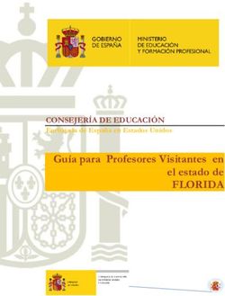 Guía para Profesores Visitantes en el estado de - FLORIDA CONSEJERÍA DE EDUCACIÓN - Ministerio de Educación y Formación Profesional