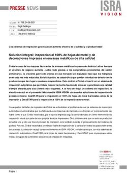 Soluci&oacute;n integral: inspecci&oacute;n al 100% de hojas de metal y de decoraciones impresas en envases met&aacute;licos de alta calidad
