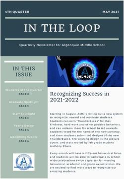 IN THE LOOP - Algonquin Middle School