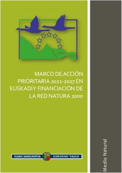 MARCO DE ACCIÓN PRIORITARIA 2021-2027 EN EUSKADI Y FINANCIACIÓN DE LA RED NATURA 2000