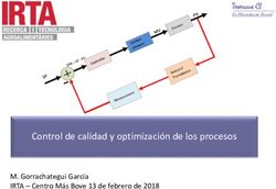 Control de calidad y optimización de los procesos M. Gorrachategui García Santiago de Compostela 4 de octubre de 2017 - IRTA