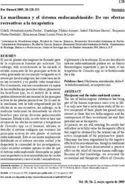 La marihuana y el sistema endocanabinoide: De sus efectos recreativos a la terap&eacute;utica