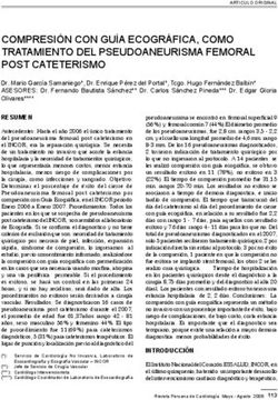 COMPRESI&Oacute;N CON GU&Iacute;A ECOGR&Aacute;FICA, COMO TRATAMIENTO DEL PSEUDOANEURISMA FEMORAL POST CATETERISMO