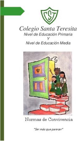 Colegio Santa Teresita - Y - Normas de Convivencia