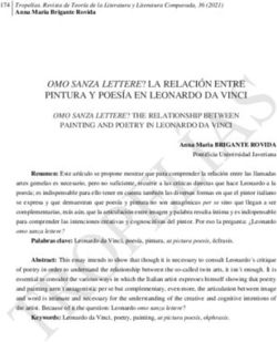 OMO SANZA LETTERE? LA RELACI&Oacute;N ENTRE PINTURA Y POES&Iacute;A EN LEONARDO DA VINCI
