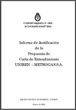 UNIREN - METROGAS S.A - Informe de Justificaci&oacute;n de la Propuesta de Carta de Entendimiento - Unidad de Renegociaci&oacute;n y An&aacute;lisis de Contratos de ...