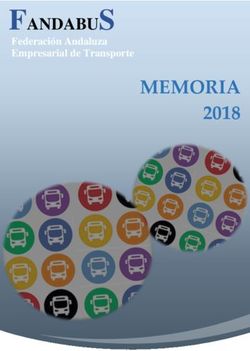 MEMORIA 2018 Federación Andaluza Empresarial de Transporte - FANDABU S - Fandabus