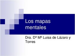 Los mapas mentales Dra. D&ordf; M&ordf; Luisa de L&aacute;zaro y Torres