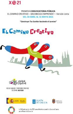 PRIMERA CONVOCATORIA P&Uacute;BLICA - DEL 30 ABRIL AL 31 MAYO 2021 EL CAMINO CREATIVO - XACOBEO21 EMPRENDE! - Versi&oacute;n corta - El Camino ...