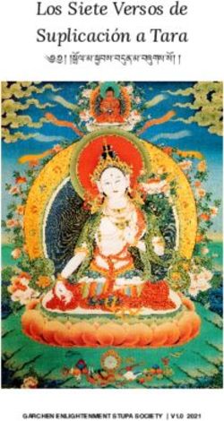 Los Siete Versos de Suplicación a Tara Gar Drolma