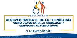 APROVECHAMIENTO DE LA TECNOLOGÍA - COMO CLAVE PARA LA CONEXIÓN Y SERVICIOS ALTERNATIVOS - CA.gov