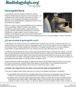 Gammagraf&iacute;a Renal - Medicina nuclear imagen / exploraci&oacute;n ...
