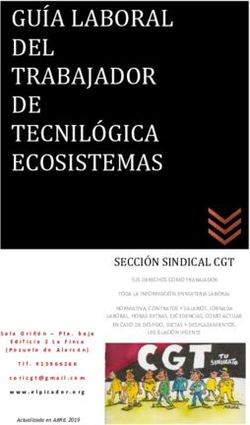 GUÍA LABORAL DEL TRABAJADOR DE TECNILÓGICA ECOSISTEMAS