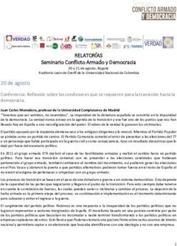 RELATORÍAS - Red Nacional en Democracia y Paz