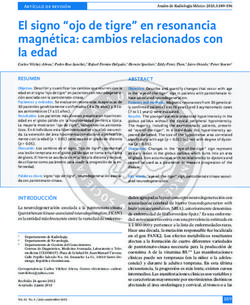 El signo "ojo de tigre" en resonancia magnética: cambios relacionados con la edad