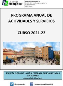PROGRAMA ANUAL DE ACTIVIDADES Y SERVICIOS CURSO 2021-22