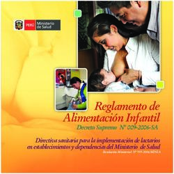 Reglamento de Alimentación Infantil - Decreto Supremo N 009-2006-SA Directiva sanitaria para la implementación de lactarios en establecimientos y ...