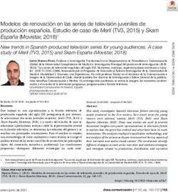 Modelos de renovación en las series de televisión juveniles de producción española. Estudio de caso de Merlí TV3, 2015 y Skam España Movistar ...