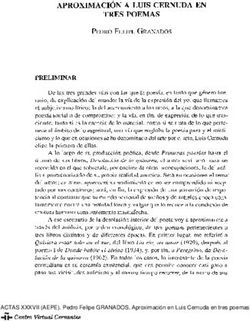 APROXIMACI&Oacute;N A LUIS CERNUDA EN TRES POEMAS