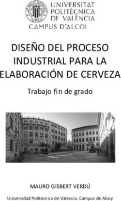 DISE&Ntilde;O DEL PROCESO INDUSTRIAL PARA LA ELABORACI&Oacute;N DE CERVEZA - Trabajo fi n de grado