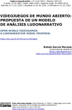 VIDEOJUEGOS DE MUNDO ABIERTO: PROPUESTA DE UN MODELO DE ANÁLISIS LUDONARRATIVO - Sfu