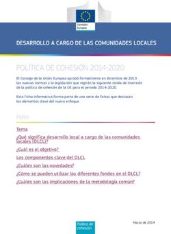 POLÍTICA DE COHESIÓN 2014-2020 - Europa EU