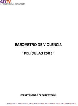 BARÓMETRO DE VIOLENCIA "PELÍCULAS 2005" - DEPARTAMENTO DE SUPERVISIÓN