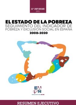 EL ESTADO DE LA POBREZA - SEGUIMIENTO DEL INDICADOR DE POBREZA Y EXCLUSI&Oacute;N SOCIAL EN ESPA&Ntilde;A