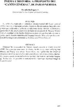 POESIA E HISTORIA: A PROPOSITO DEL "CANTO GENERAL", DE PABLO NERUDA