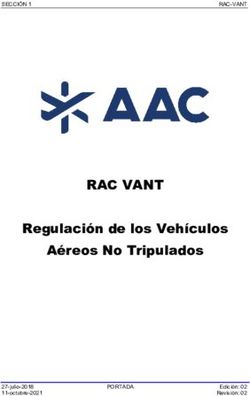 RAC VANT Regulación de los Vehículos Aéreos No Tripulados
