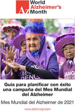 Mes Mundial del Alzheimer de 2021 - Guía para planificar con éxito una campaña del Mes Mundial del Alzheimer - Alzheimer's Disease International