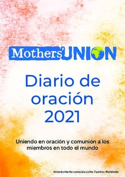 Diario de oración 2021 - Uniendo en oración y comunión a los miembros en todo el mundo - Mothers' Union