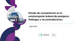 Estudio de competencia en el autotransporte federal de pasajeros: Hallazgos y recomendaciones - Abril 2019 - Cofece