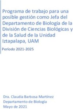 Programa de trabajo para una posible gesti&oacute;n como Jefa del Departamento de Biolog&iacute;a de la Divisi&oacute;n de Ciencias Biol&oacute;gicas y de la Salud de la ...