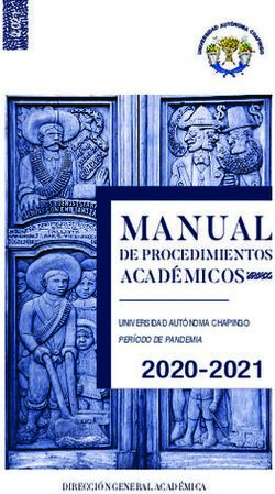 MANUAL ACAD&Eacute;MICOS DE PROCEDIMIENTOS 2020-2021 - Universidad Aut&oacute;noma Chapingo