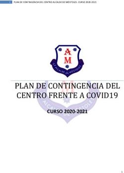PLAN DE CONTINGENCIA DEL CENTRO FRENTE A COVID19 - CURSO 2020-2021 - CEIP ...