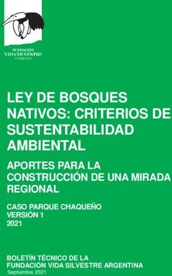 LEY DE BOSQUES NATIVOS: CRITERIOS DE SUSTENTABILIDAD AMBIENTAL - APORTES PARA LA CONSTRUCCI&Oacute;N DE UNA MIRADA REGIONAL - WWF