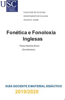 Fon&eacute;tica e Fonolox&iacute;a Inglesas - 2019/2020 GU&Iacute;A DOCENTE E MATERIAL DID&Aacute;CTICO - Teresa S&aacute;nchez Roura (Coordinadora) - USC