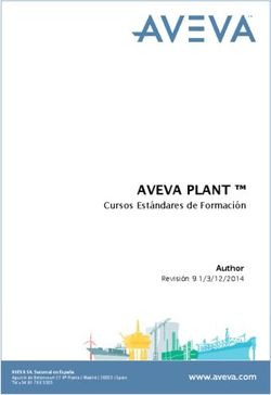 AVEVA PLANT Cursos Estándares de Formación - Author