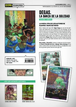 DEGAS. LA DANZA DE LA SOLEDAD - Norma Editorial