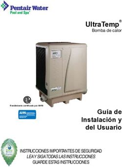 UltraTemp - Guía de Instalación y del Usuario - Pentair