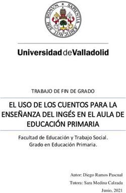 EL USO DE LOS CUENTOS PARA LA ENSE&Ntilde;ANZA DEL ING&Eacute;S EN EL AULA DE EDUCACI&Oacute;N PRIMARIA - TRABAJO DE FIN DE GRADO Facultad de Educaci&oacute;n y Trabajo ...