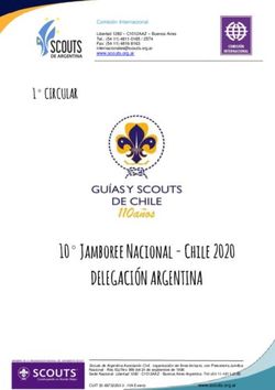 DELEGACIÓN ARGENTINA 10 Jamboree Nacional - Chile 2020 - Chile 2020 DELEGACIÓN ...