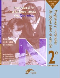 Introducción a la Enseñanza de: Química