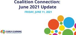 Coalition Connection: June 2021 Update - FRIDAY, JUNE 11, 2021