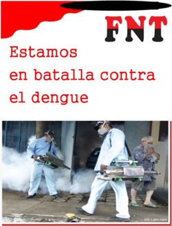 Estamos en batalla contra el dengue