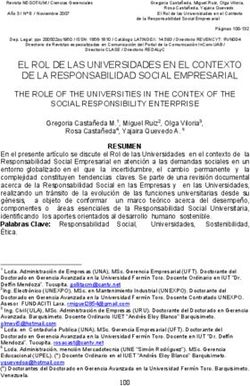 EL ROL DE LAS UNIVERSIDADES EN EL CONTEXTO DE LA RESPONSABILIDAD SOCIAL EMPRESARIAL