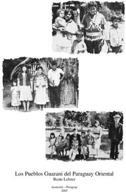 Los Pueblos Guarani del Paraguay Oriental - Beate Lehner Asunción - Paraguay 2005